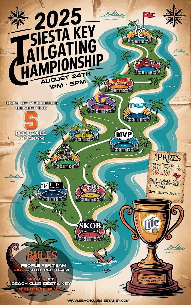 2025 Siesta Key Tailgating Championship, 24 August | Event in Siesta Key | AllEvents