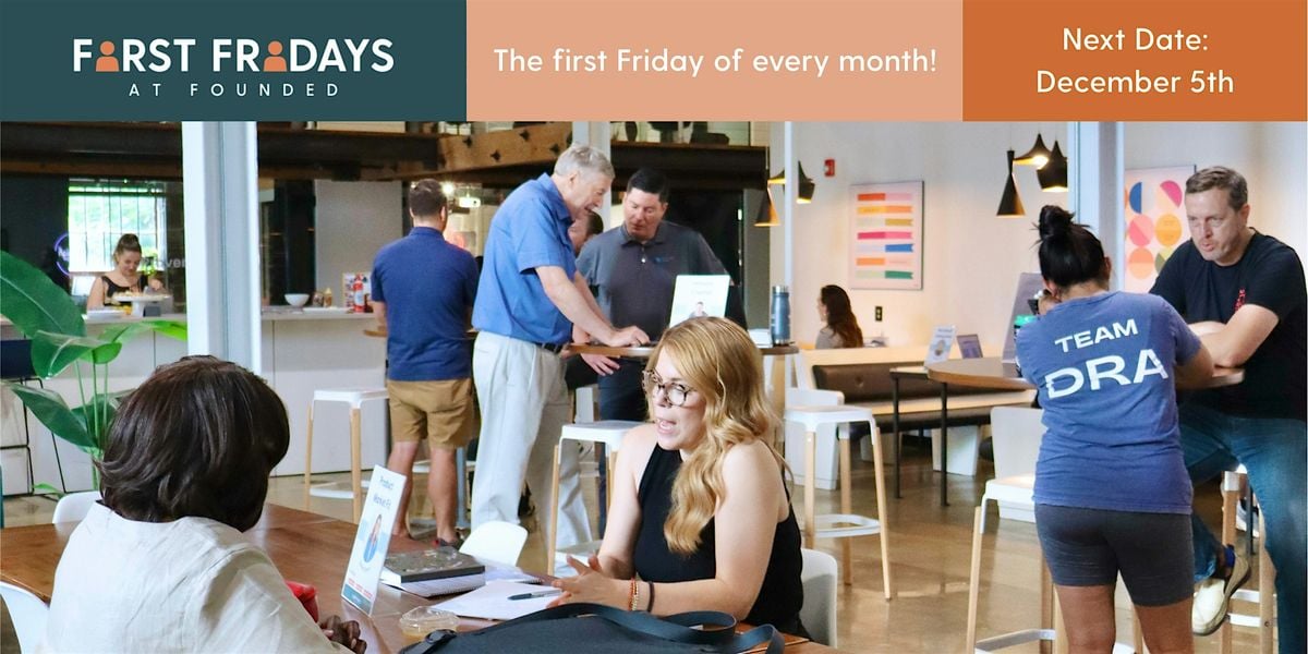 First Fridays at Founded!, 5 December | Event in Raleigh | AllEvents