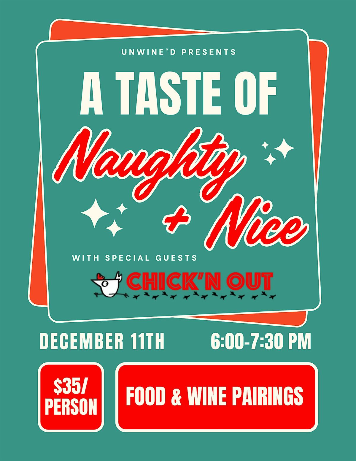 A Taste of Naughty + Nice, 11 December | Event in Rochester | AllEvents