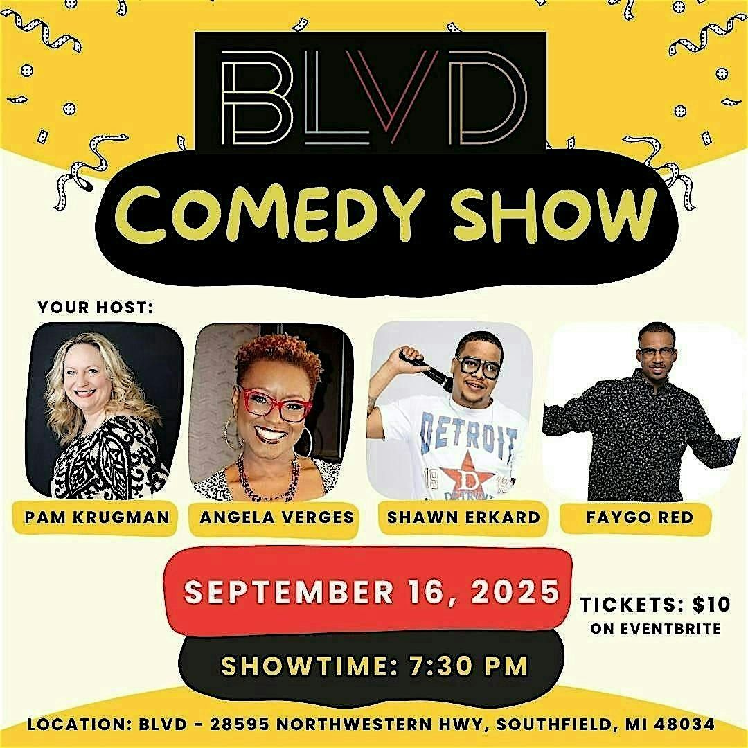 BLVD Comedy Night - September 16, 2025 in Southfield, 16 September | Event in Southfield | AllEvents