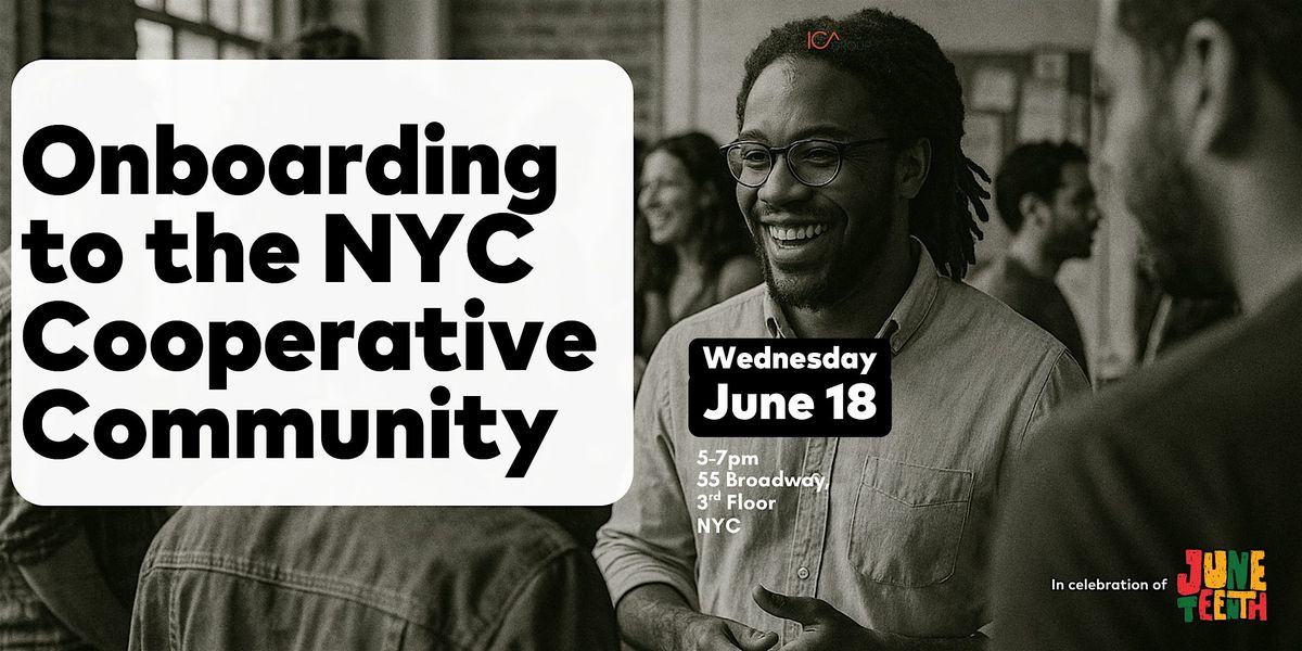 Onboarding to the NYC Coop Community, 18 June | Event in New York | AllEvents