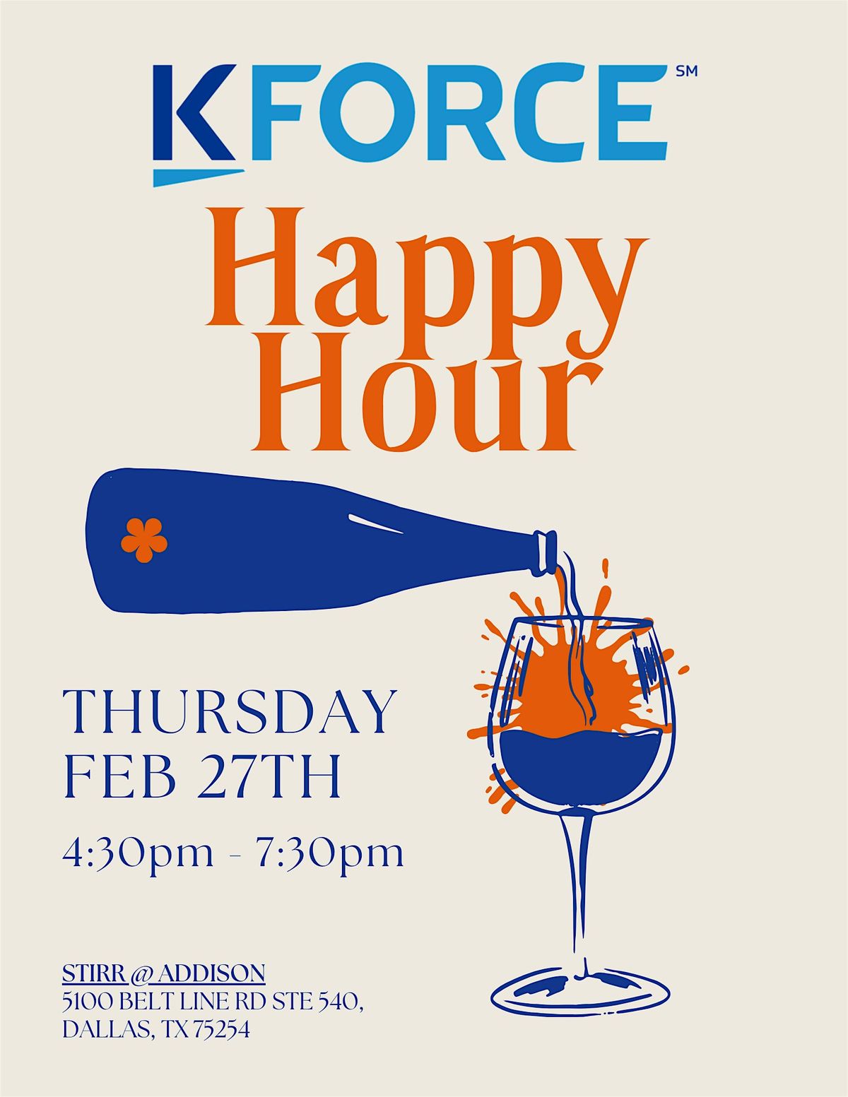 Kforce Tech - Q1 Happy Hour, STIRR, Dallas, 25 February 2025 | AllEvents