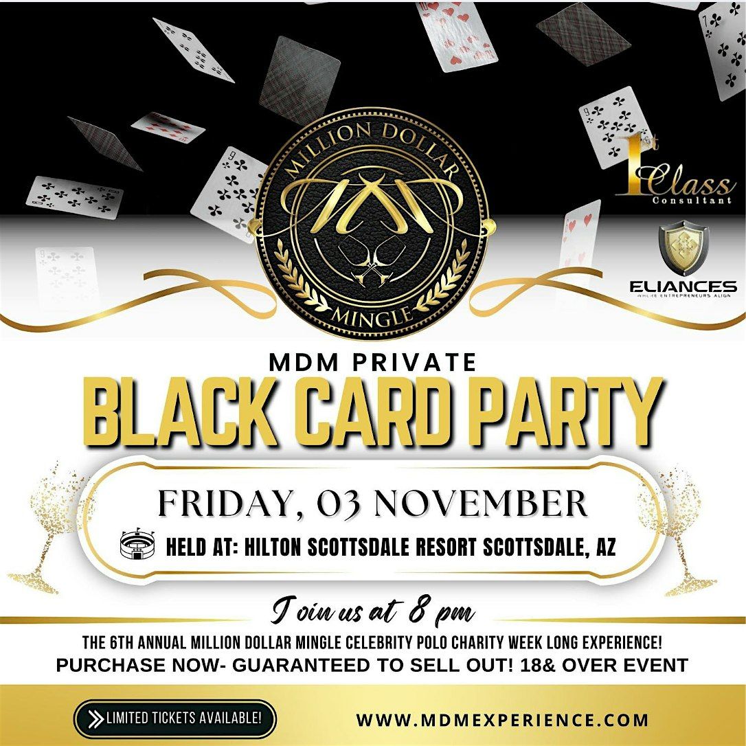 Friday - Million Dollar Mingle VIP Black Card Party (11/07/25), 7 November | Event in Mesa | AllEvents