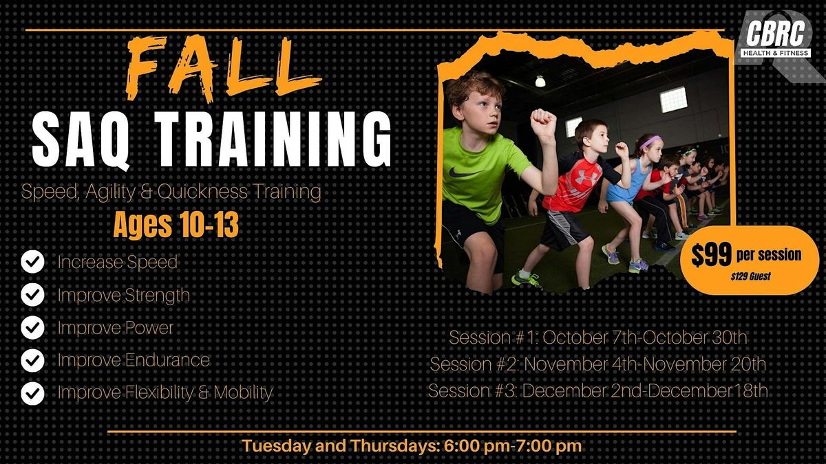 Fall SAQ Training at CBRC Health & Fitness - Session 1, 7 October | Event in Richland | AllEvents