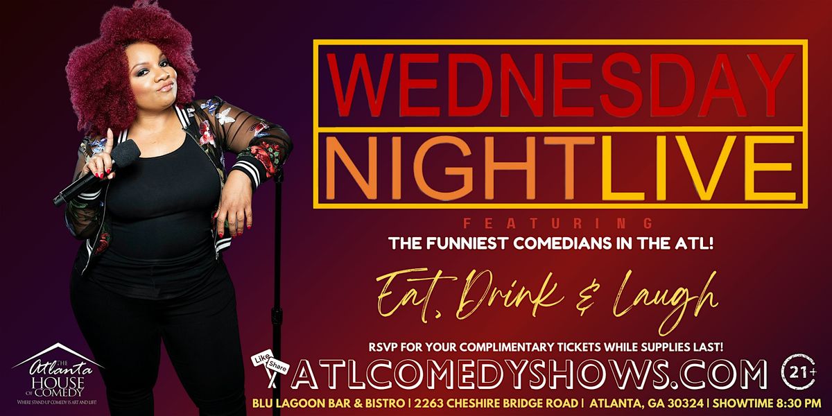 Wednesday Night Comedy @ Blu Lagoon Bar & Bistro | Event in Atlanta | AllEvents