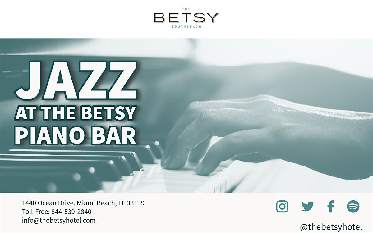 Live Jazz at The Betsy - Oct-Nov 2025, 1 October | Event in Miami Beach | AllEvents