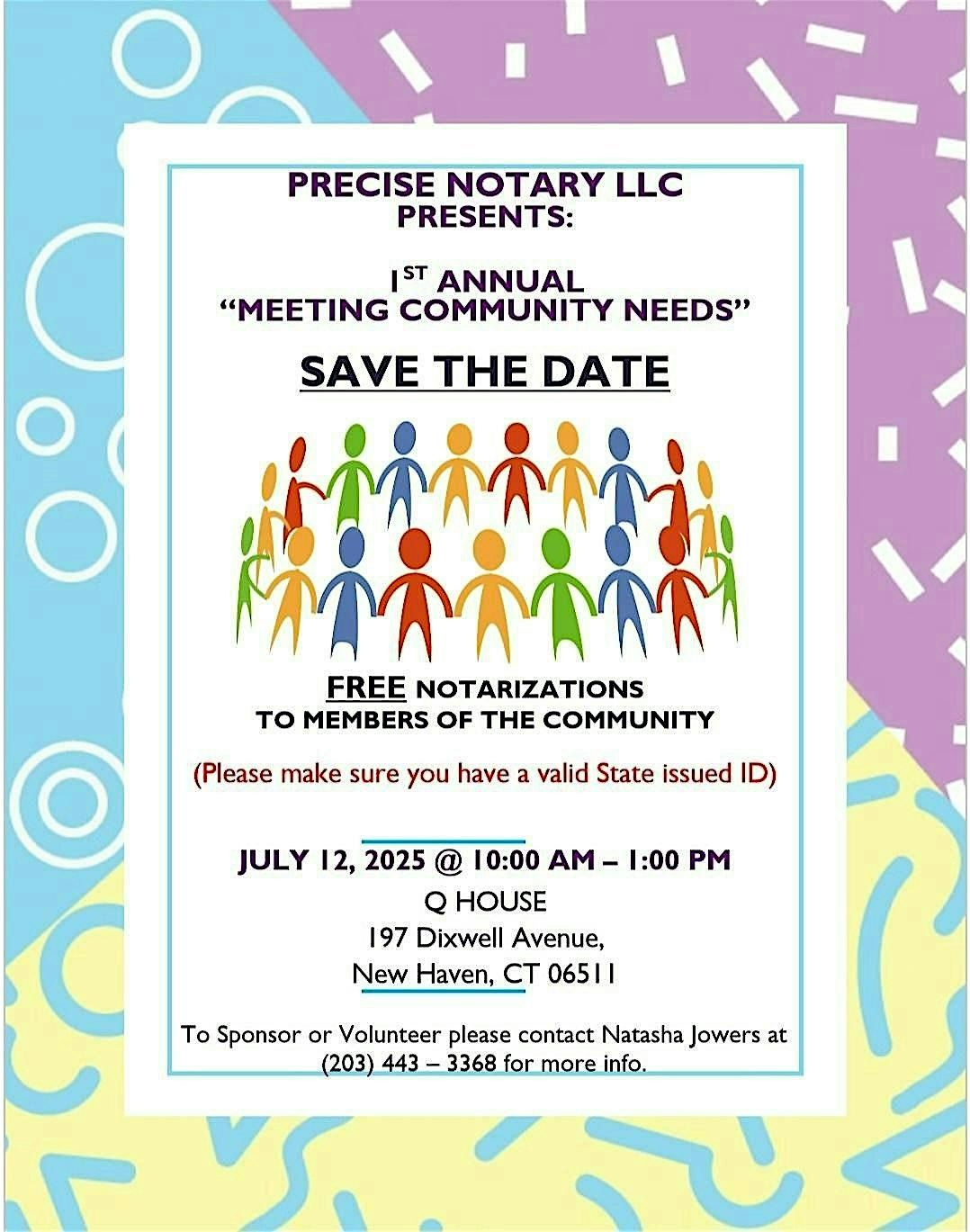 Meeting Community Needs, 12 July | Event in New Haven | AllEvents