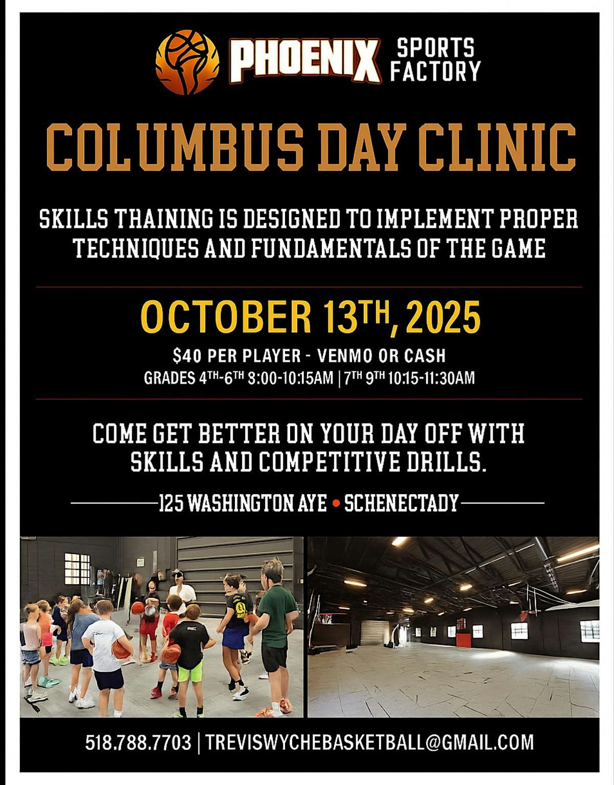 Columbus Day  Clinic, 13 October | Event in Schenectady | AllEvents