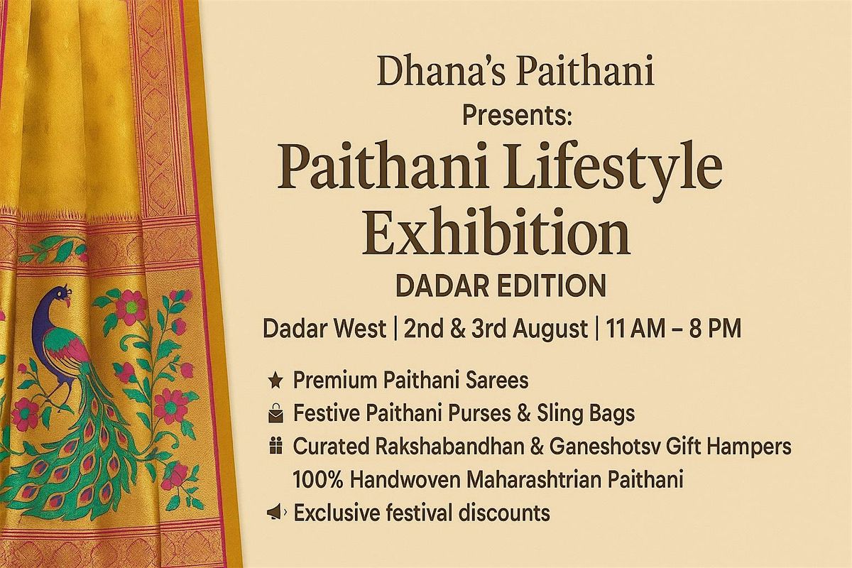 Dhanas paithani exhibition at shivaji park dadar west | Event in Mumbai | AllEvents