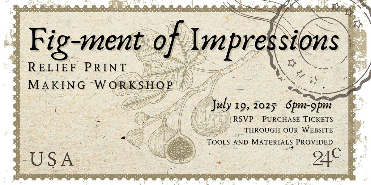 Fig-ment of Impressions | Relief Print Making, 19 July | Event in Cedar City | AllEvents