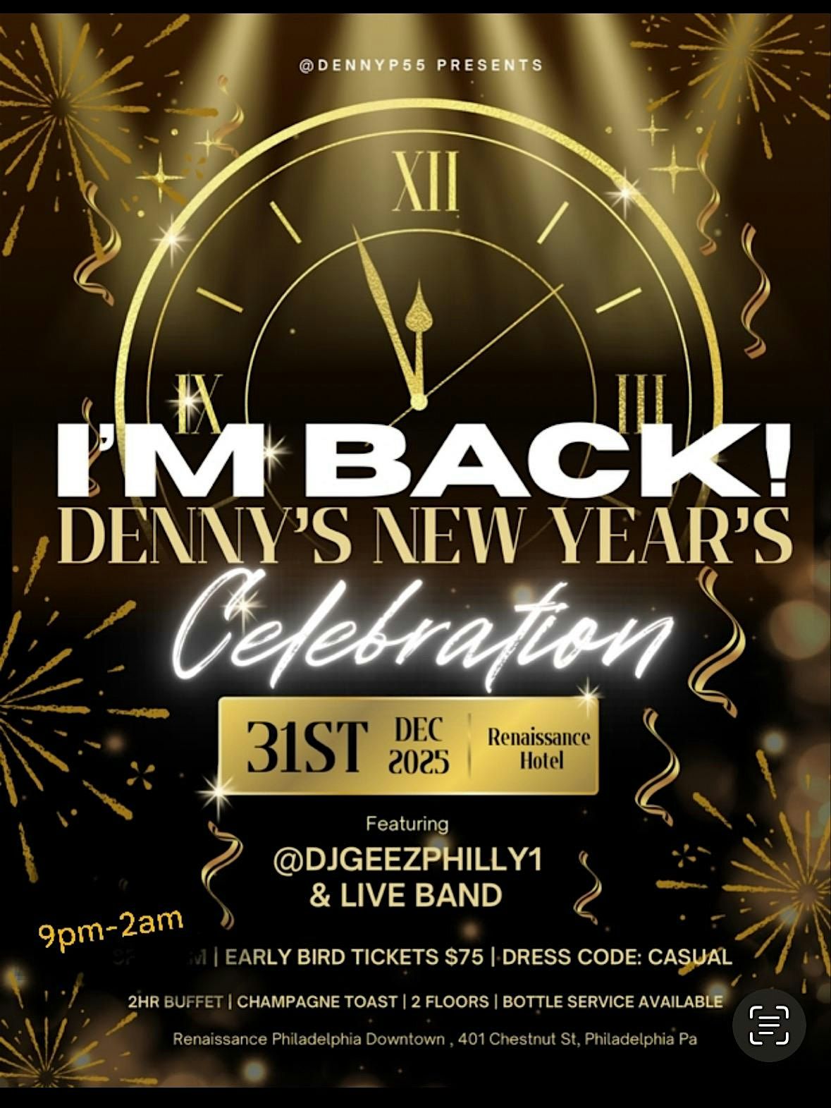Denny’s New Year’s Celebration