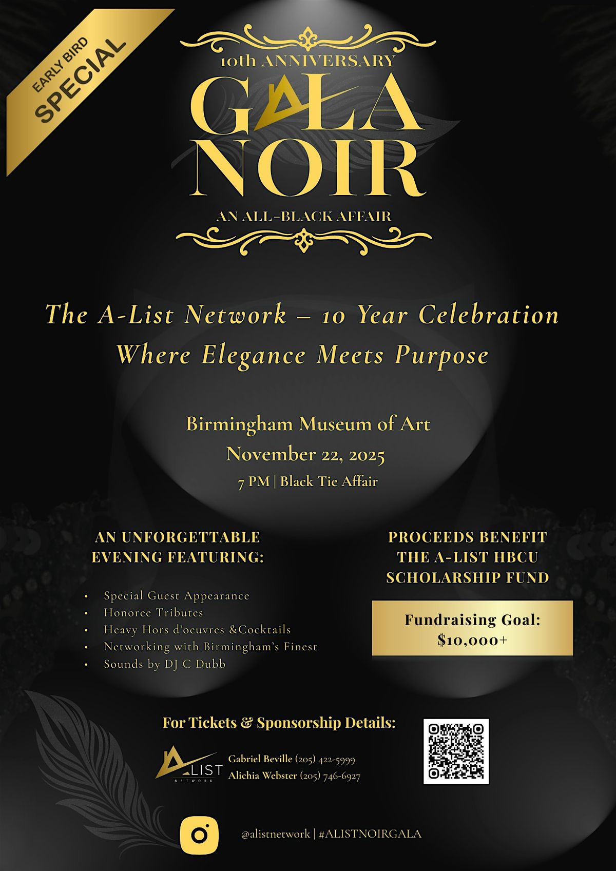 The A List Network Gala Noir, 22 November | Event in Birmingham | AllEvents