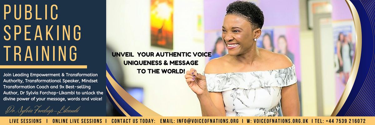 CUTTING-EDGE PUBLIC SPEAKING COACHING & TRAINING | Event in Bootle | AllEvents