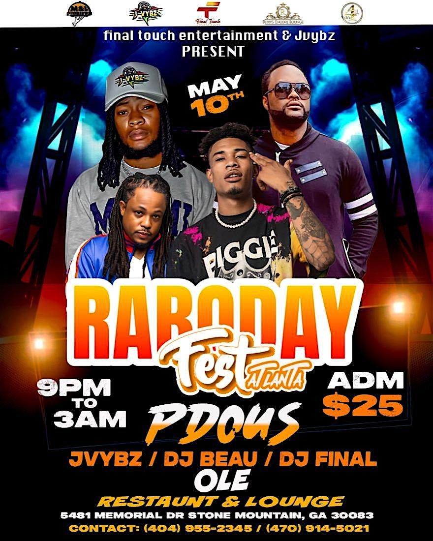 RABODAY FEST ATLANTA, 10 May | Event in Stone Mountain | AllEvents