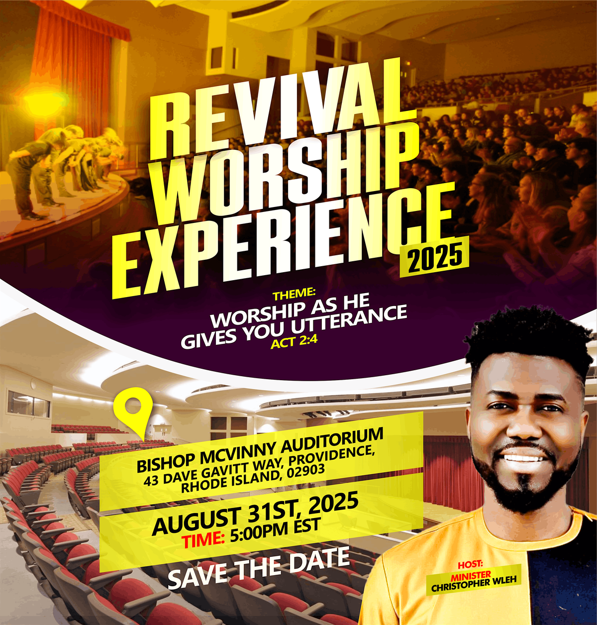 Revival Worship Experience 2025, 31 August | Event in Providence | AllEvents