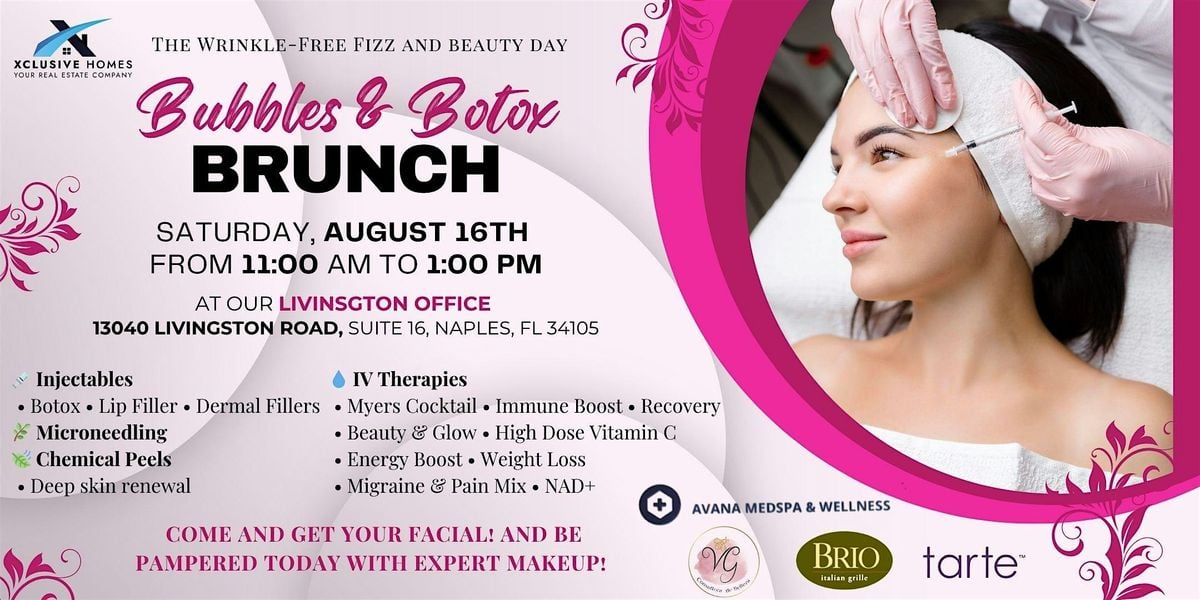 ✨Bubbles & Botox Brunch✨, 16 August | Event in Naples | AllEvents