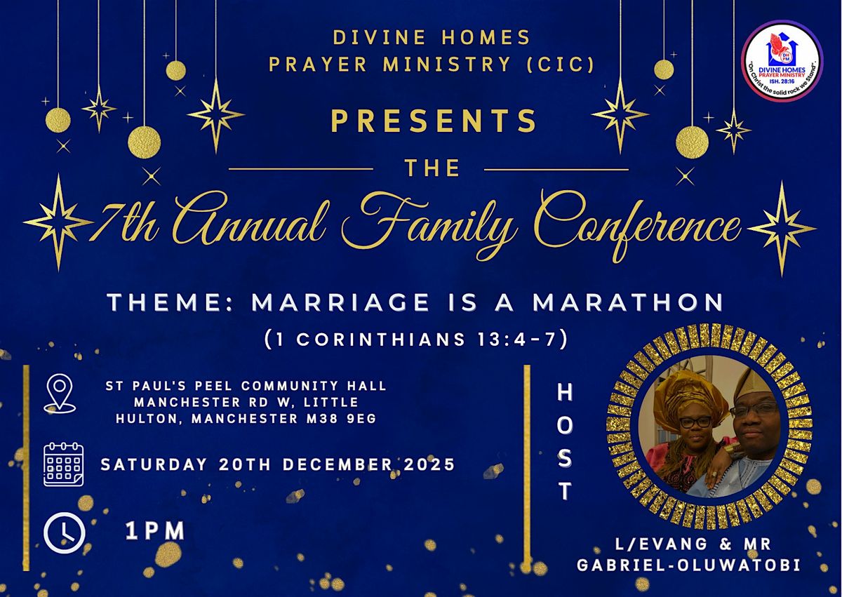 DHPM 7TH ANNUAL FAMILY CONFERENCE, 20 December | Event in Little Hulton | AllEvents