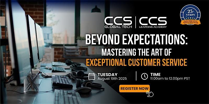 Beyond Expectations: Mastering the Art of Exceptional Customer Service, 19 August | Event in Poway | AllEvents