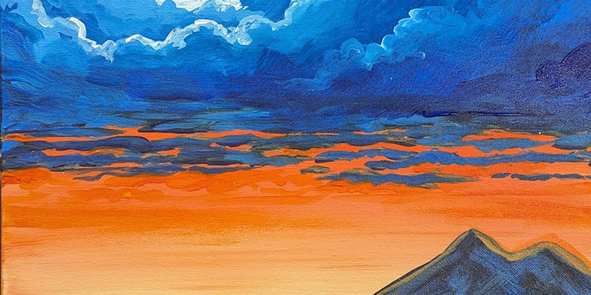 Moon Over the Mountains - Paint and Sip by Classpop!™, 11 July | Event in Norfolk | AllEvents