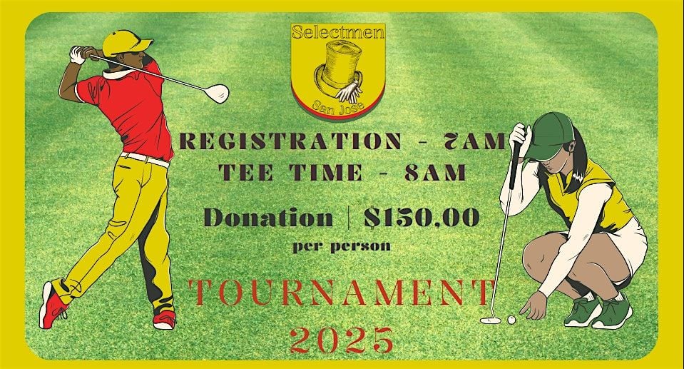 The Selectmen Club of San Jose Scholarship Fund: Golf Tournament, 17 May | Event in San Jose | AllEvents