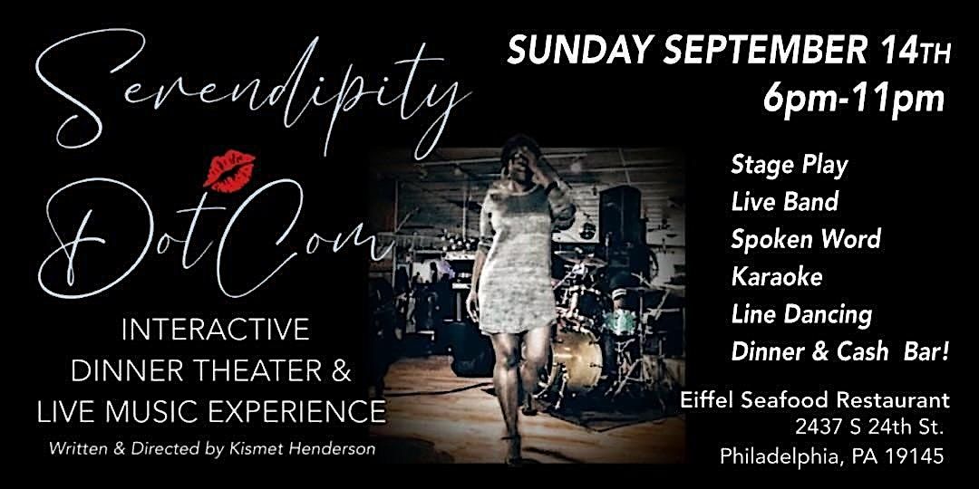 Serendipity DotCom The Interactive Dinner Theater and Live Band Experience, 14 September | Event in Philadelphia
