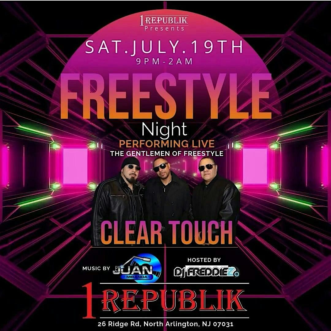 Gentlemen of Freestyle: Clear Touch, 19 July | Event in North Arlington | AllEvents