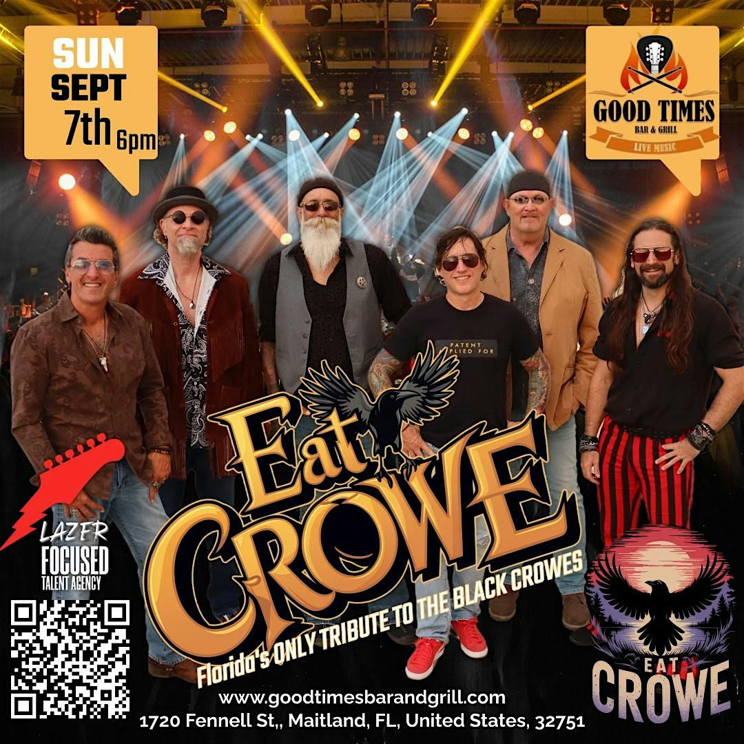 EAT CROWE - A TRIBUTE TO THE BLACK CROWES, 7 September | Event in Maitland | AllEvents
