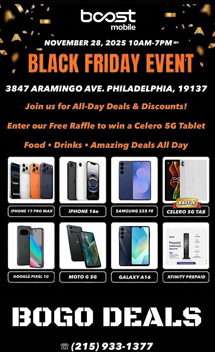 Black Friday Event by Boost by Elite, 28 November | Event in Philadelphia | AllEvents