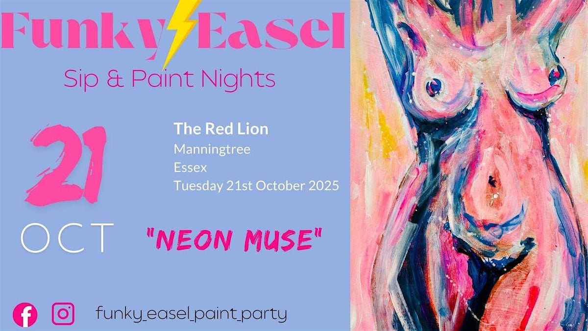 The Funky Easel Sip & Paint Party:  Manningtree Red Lion, 21 October | Event in Manningtree | AllEvents
