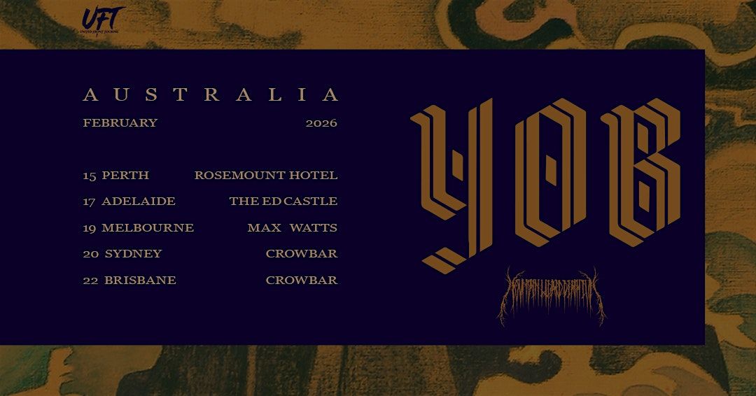 YOB Australian Tour, 17 February | Event in Adelaide | AllEvents