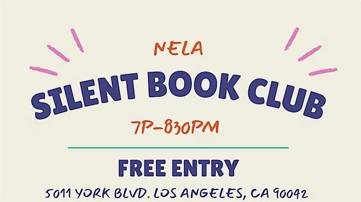 August Silent Book Club: Read Your Book in Highland Park, Introvert Hang, 12 August | Event in Los Angeles