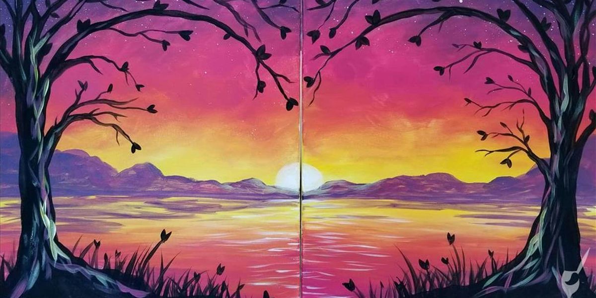Sunset Love Scene - Paint and Sip by Classpop!™, 12 July | Event in Baytown | AllEvents