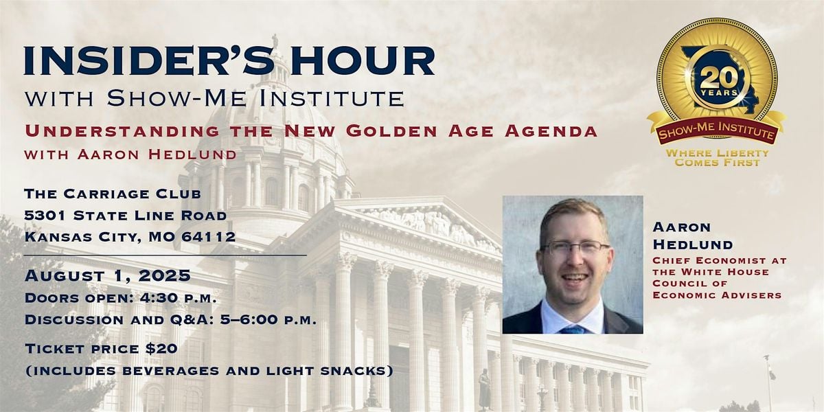 Understanding the New Golden Age with Aaron Hedlund, 1 August | Event in Kansas City | AllEvents
