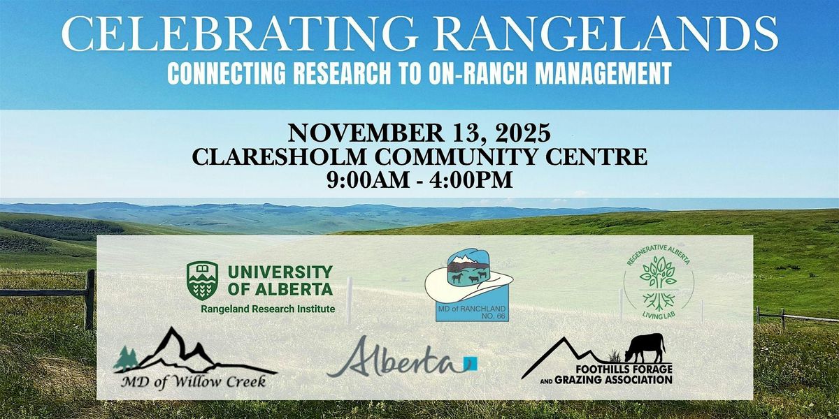 Celebrating Rangelands, 13 November | Event in Claresholm | AllEvents