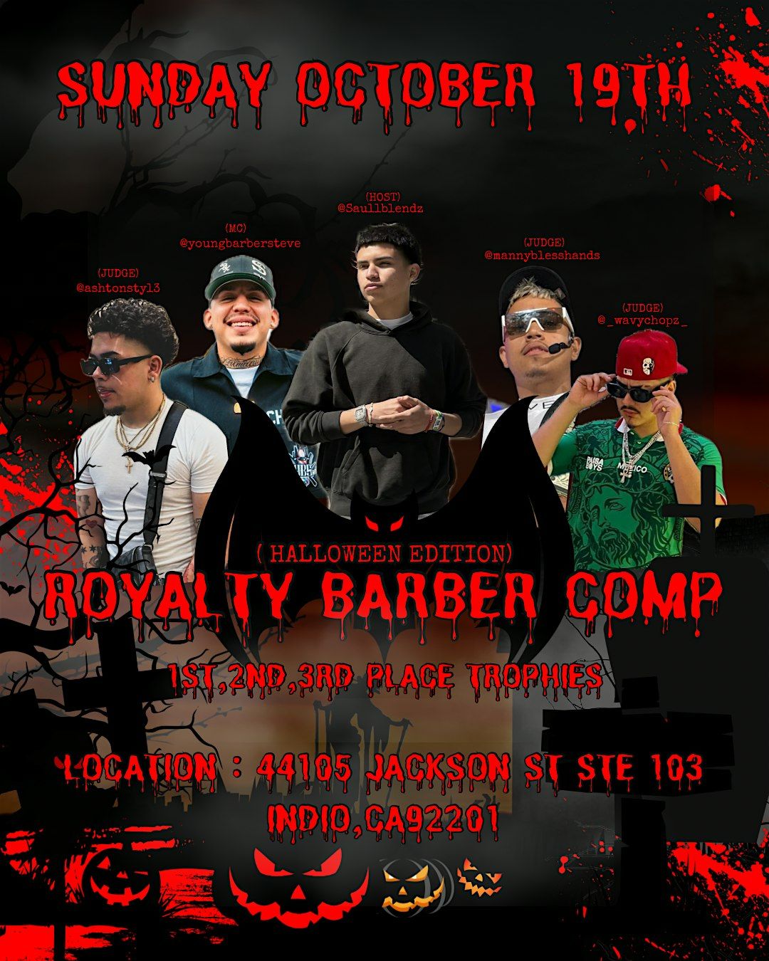 Royalty Barber Comp., 26 October | Event in Indio | AllEvents