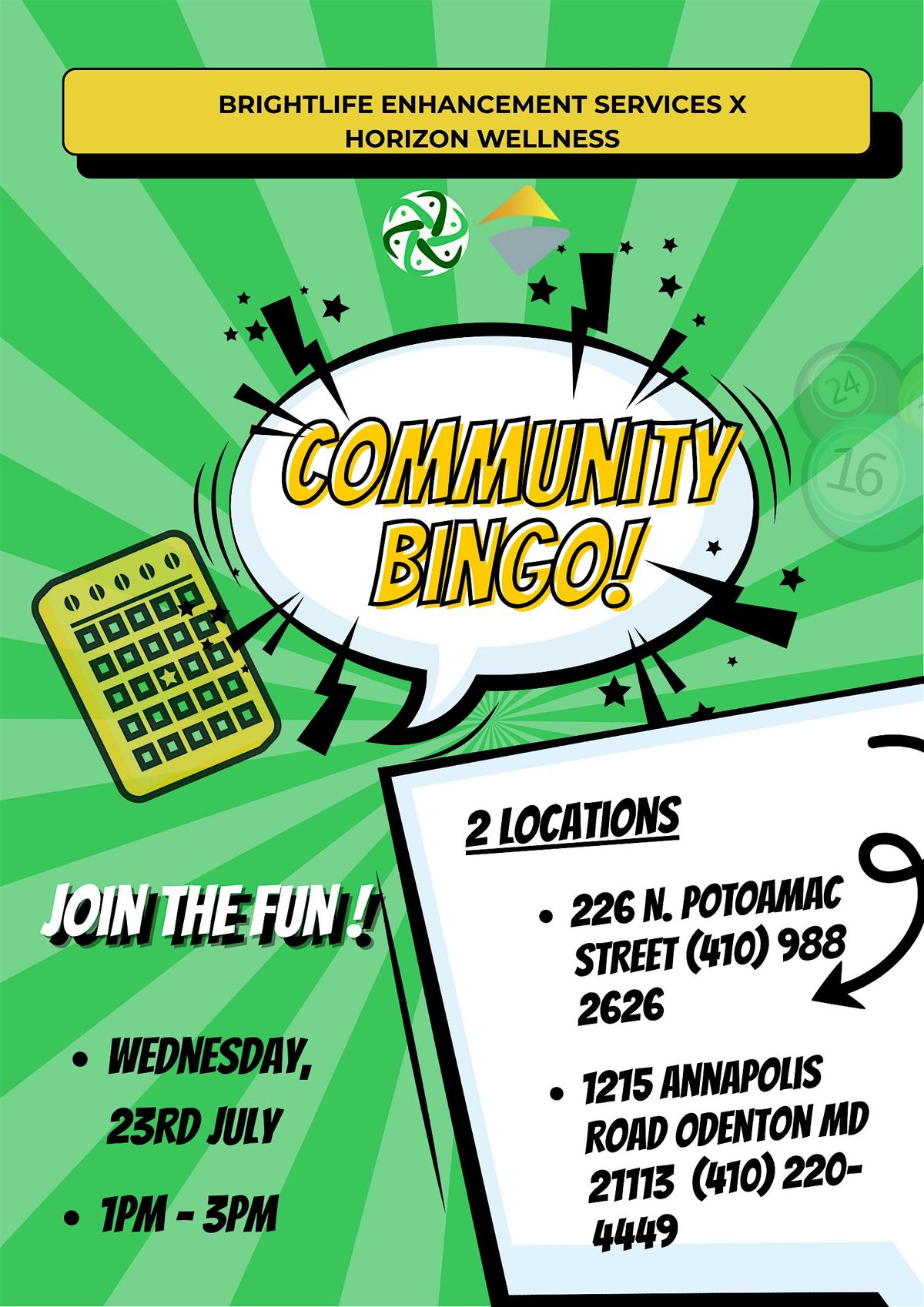 Community Bingo | Event in Hagerstown | AllEvents