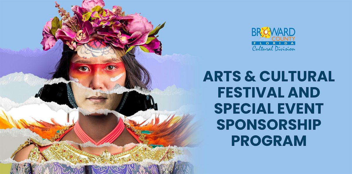 Arts & Cultural Festival/Event Sponsorship Program: Application Workshop, 20 May | Event in Miramar | AllEvents