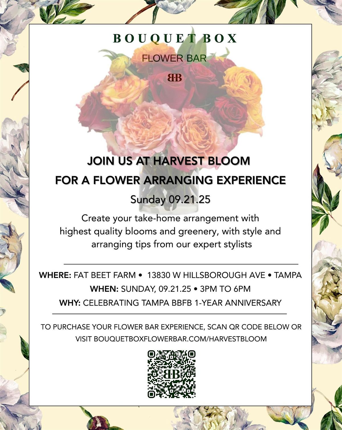 HARVEST BLOOM, 21 September | Event in Tampa | AllEvents