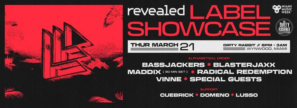 REVEALED LABEL SHOWCASE MIAMI 2024 @DIRTY RABBIT, The Dirty Rabbit ...