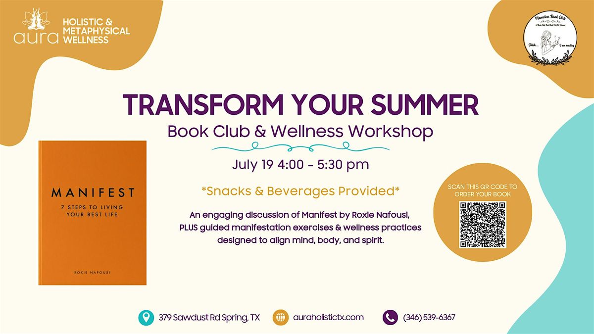 Transform Your Summer: Book Club & Wellness Workshop, 19 July | Event in Spring | AllEvents