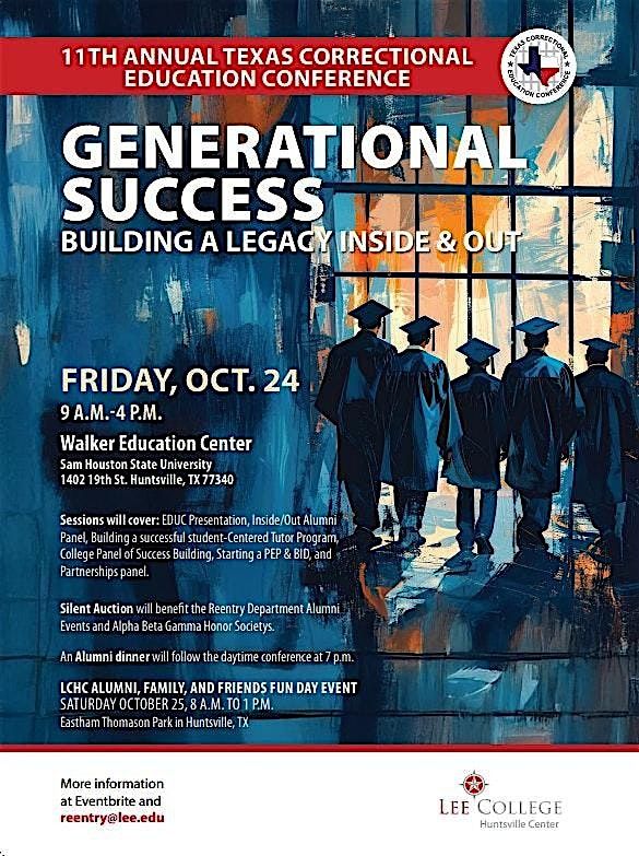 11th Annual Texas Correctional Education Conference, 24 October | Event in Huntsville | AllEvents