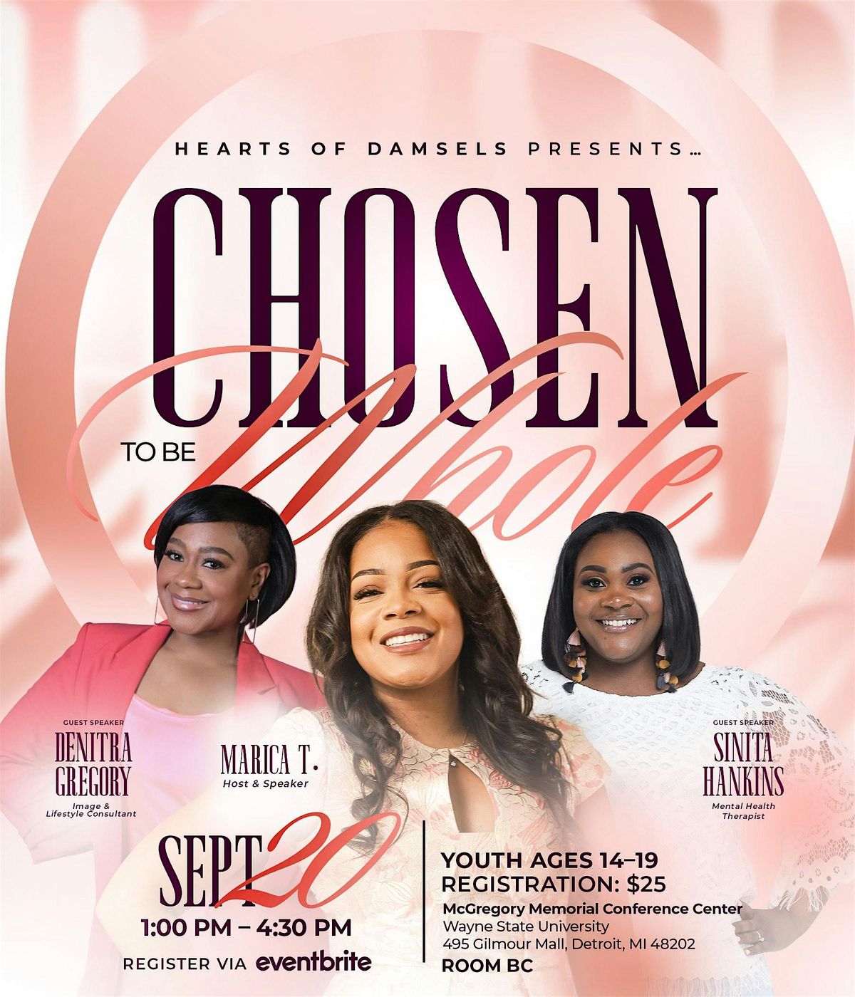 Chosen To Be Whole, 20 September | Event in Detroit | AllEvents