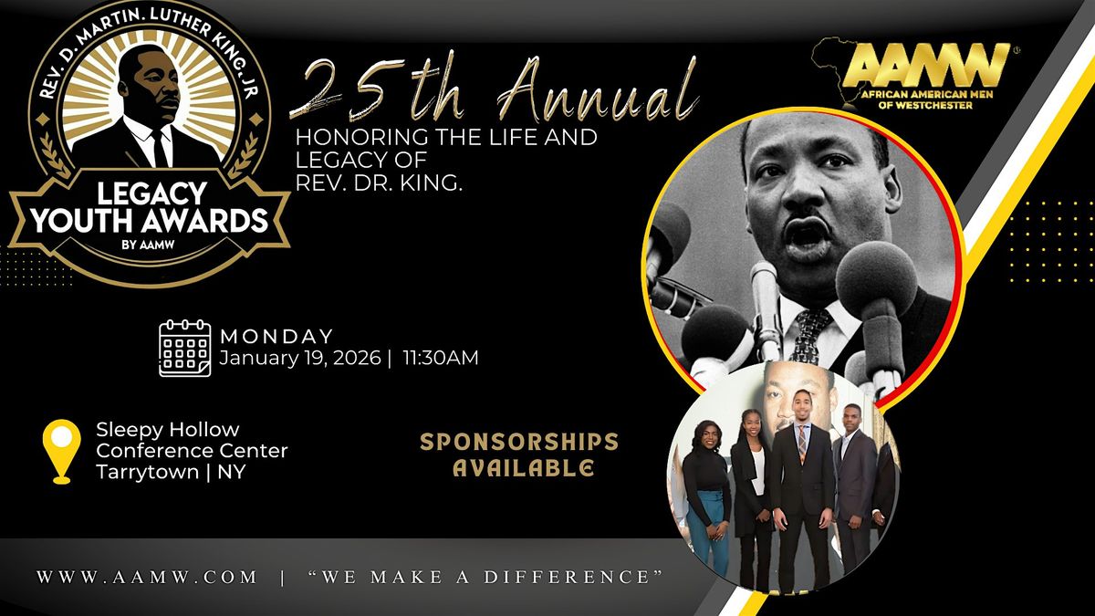 25th Annual MLK Legacy Youth Awards, 19 January | Event in Tarrytown | AllEvents