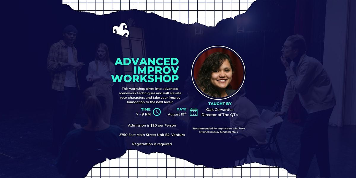 Advanced Improv Workshop @ Jest Improv!, 19 August | Event in Ventura | AllEvents