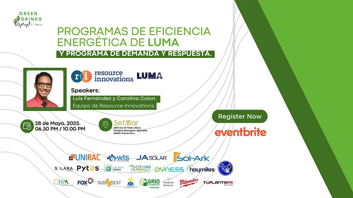 Programas de eficiencia energética de LUMA, 28 May | Event in Aguadilla | AllEvents
