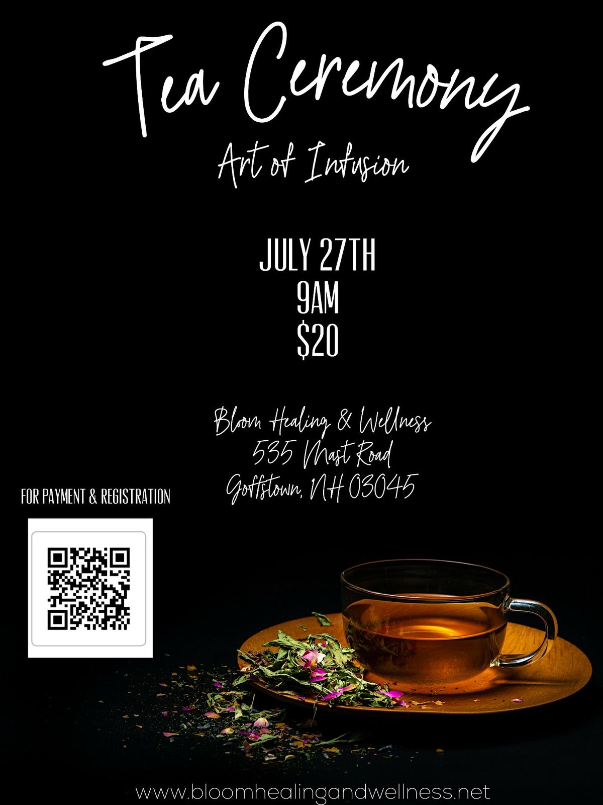 Tea Ceremony, 20 August | Event in Goffstown | AllEvents