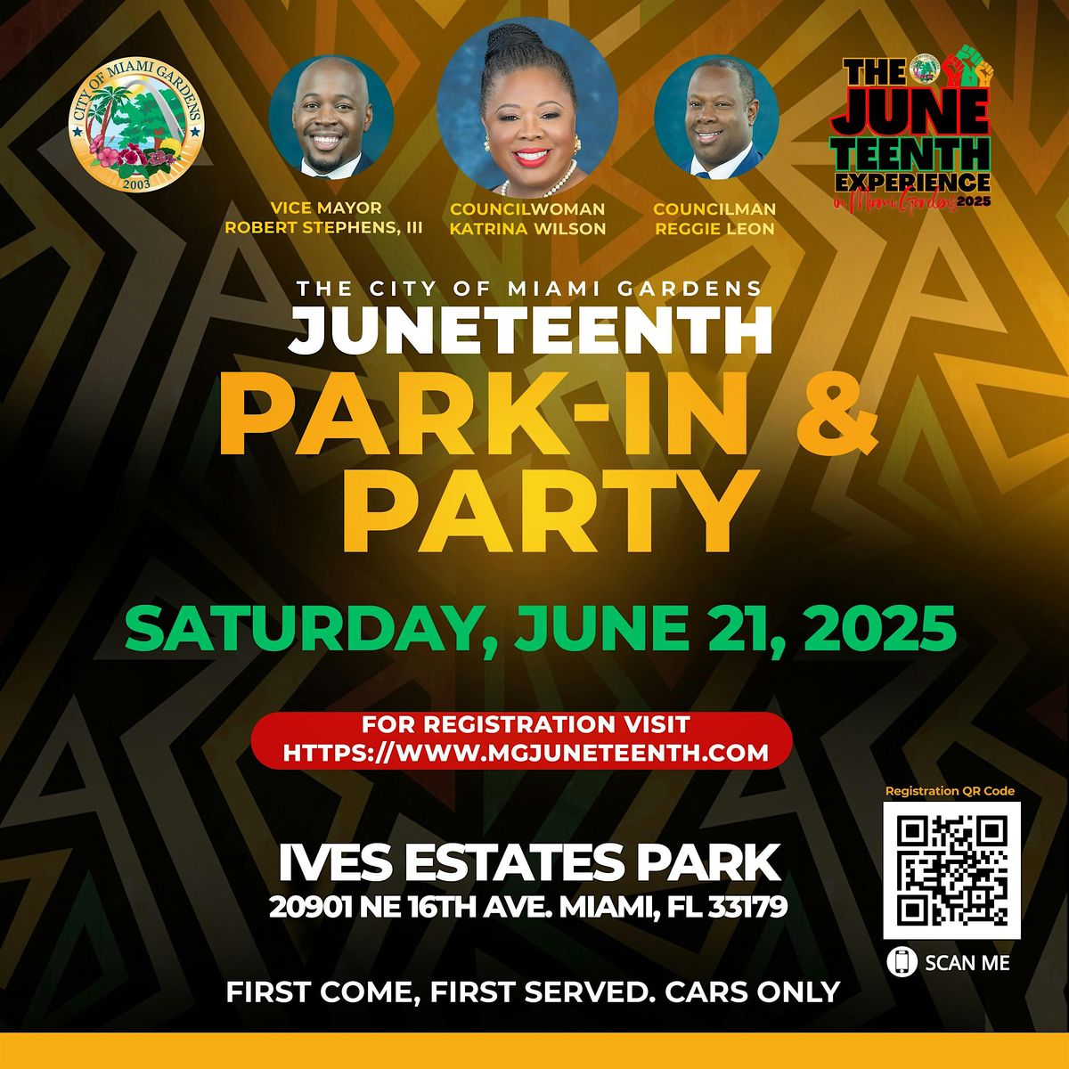 Juneteenth Park-In & Party: America Keeps Its Promise of Freedom For All, 21 June | Event in Miami | AllEvents