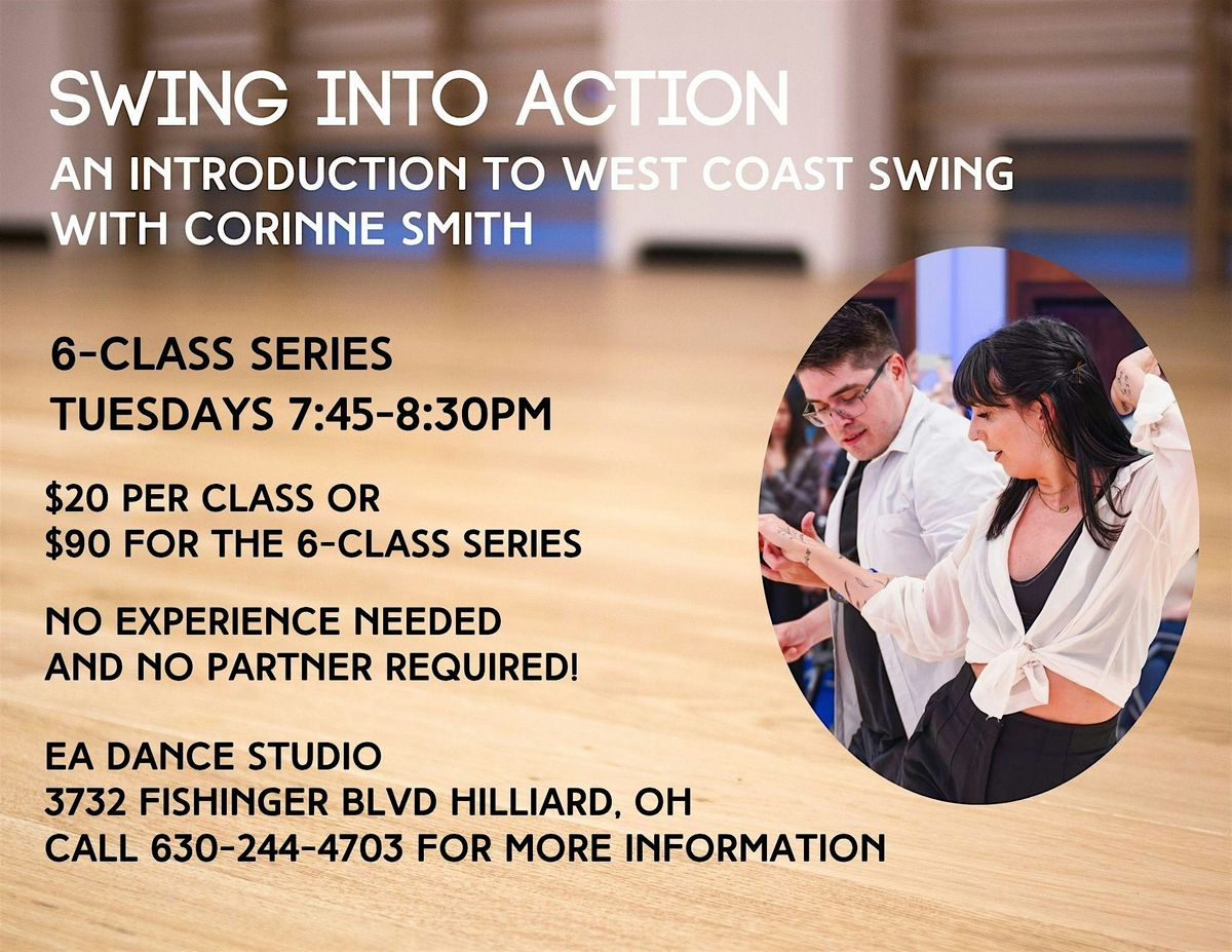 Swing Into Action: An Introduction to West Coast Swing, 5 August | Event in Hilliard | AllEvents