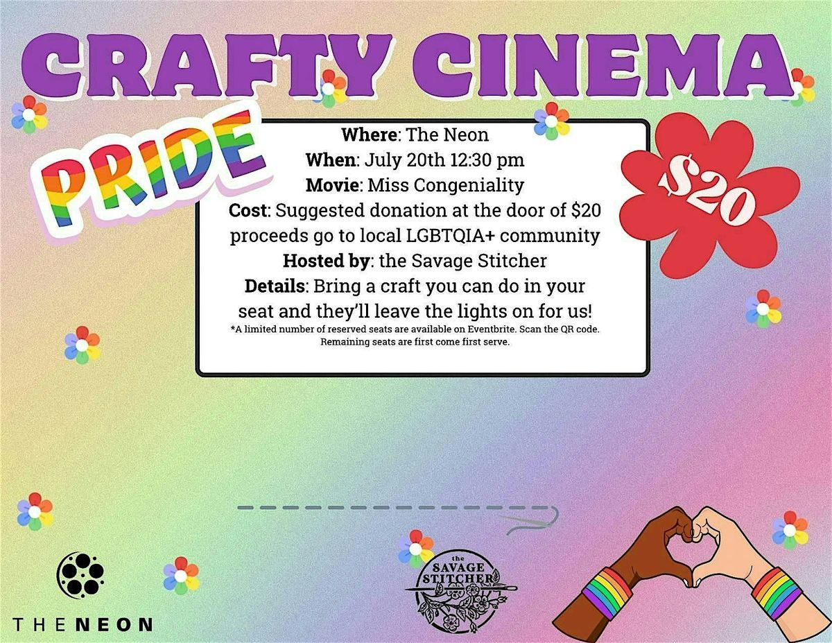 Crafty Cinema for a Cause, 20 July | Event in Dayton | AllEvents