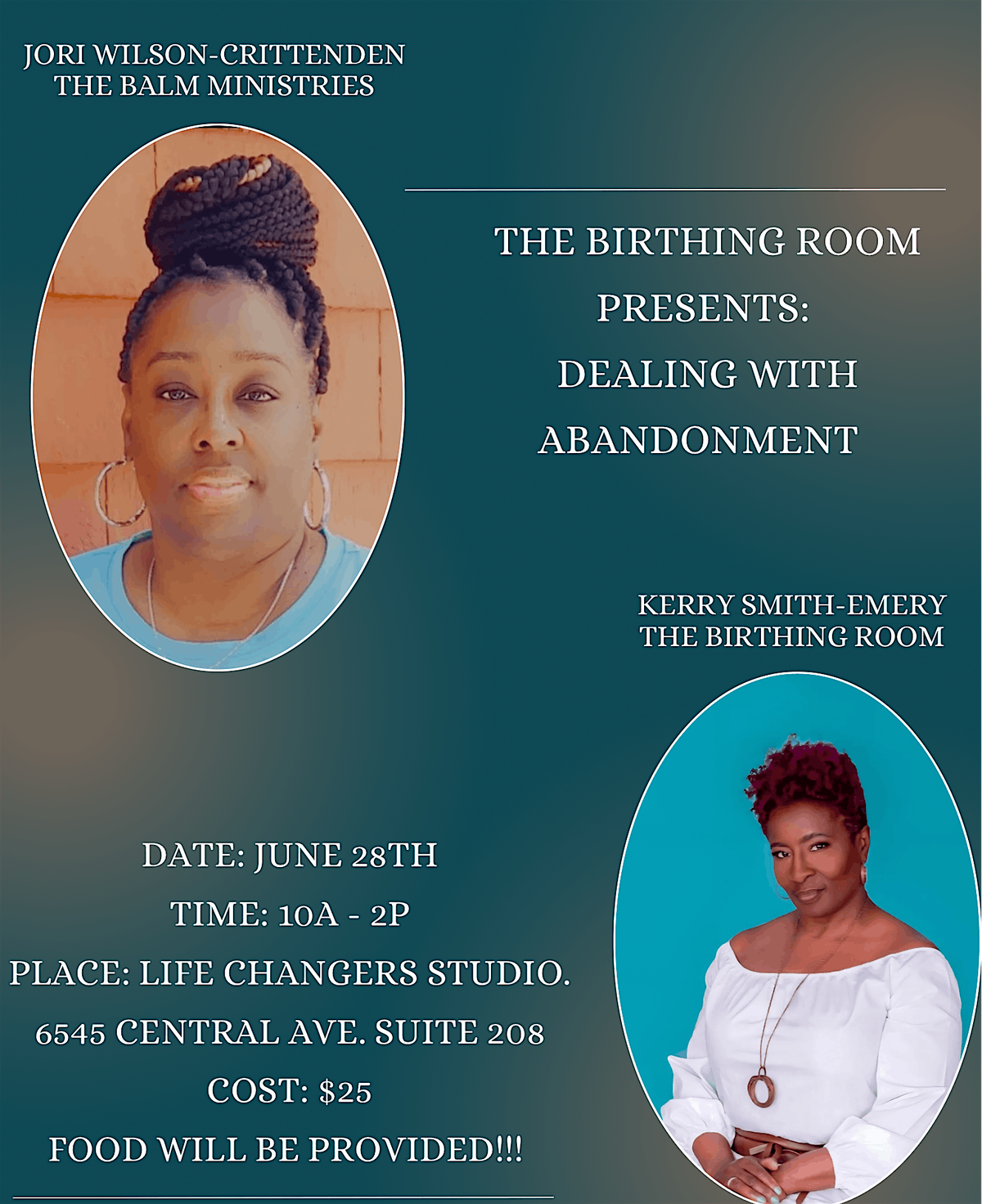 The Birthing Presents: Dealing with ABANDONMENT, 28 June | Event in Toledo | AllEvents